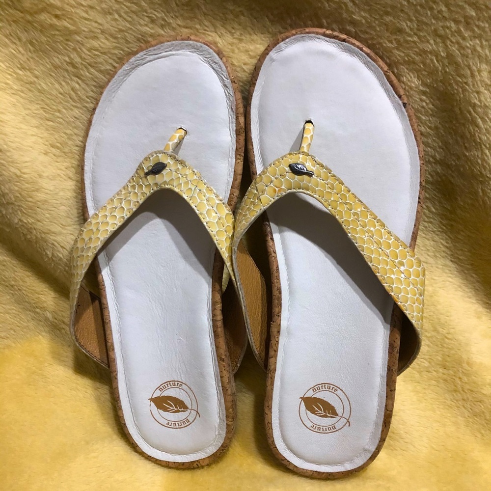 Nurture Reptile Print Sandals
